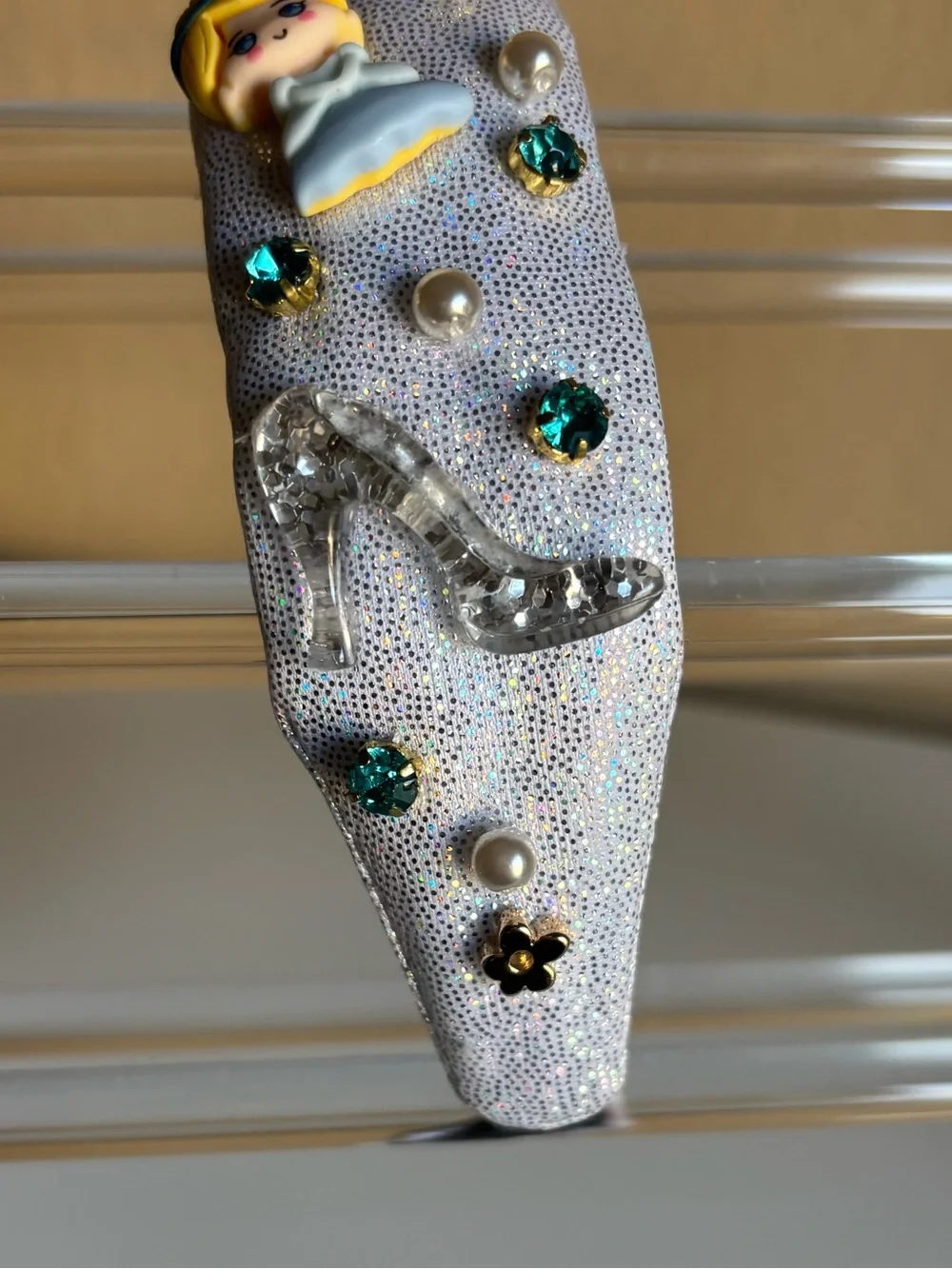 Poppyland Blue and Silver Sparkle Princess Headband
